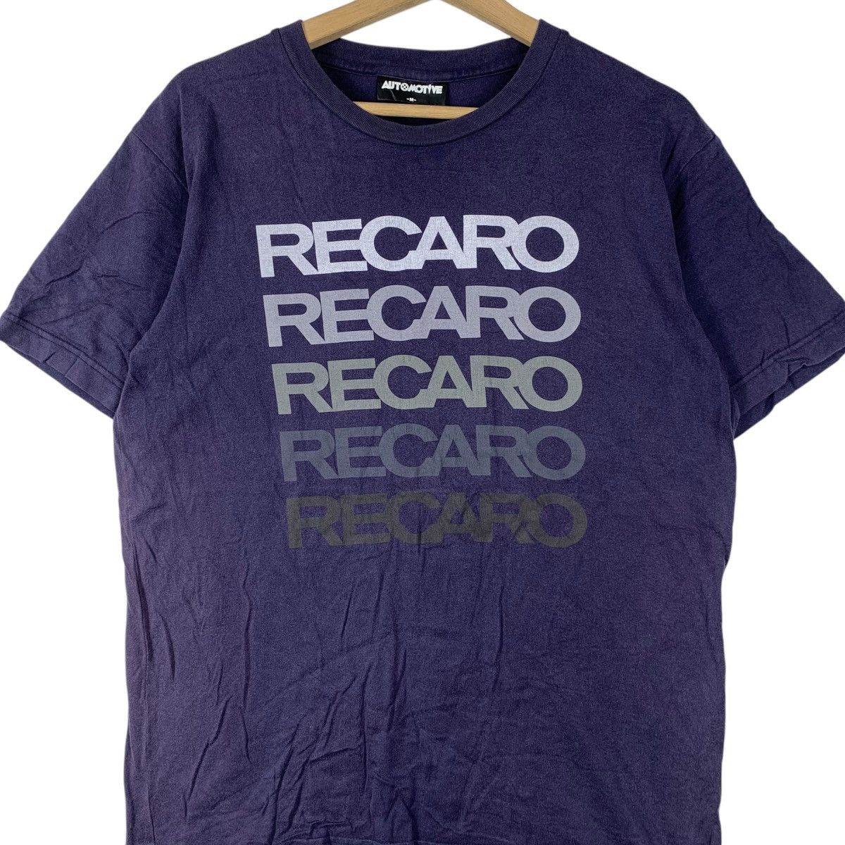 Vintage RECARO AUTOMOTIVE MOTORSPORT Racing Tee Shirt Top Team Size US M / EU 48-50 / 2 - 3 Thumbnail