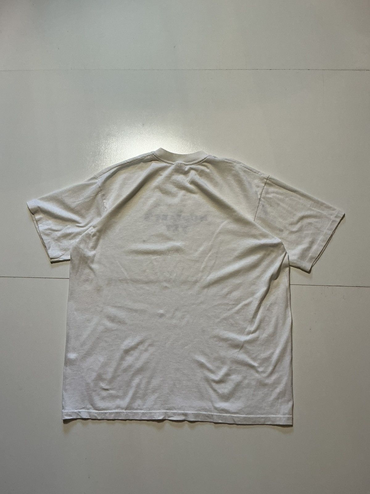 Vintage Vintage Stedman Super 50 Mudfarts Vet Felt Letter T-Shirt Size US XL / EU 56 / 4 - 3 Thumbnail