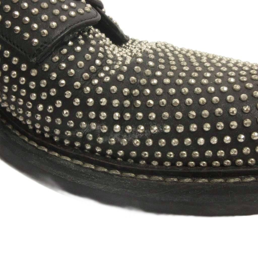 Saint Laurent Paris SAINT LAURENT PARIS Studded Derby Shoes Black 44 Size US 11 / EU 44 - 7 Thumbnail