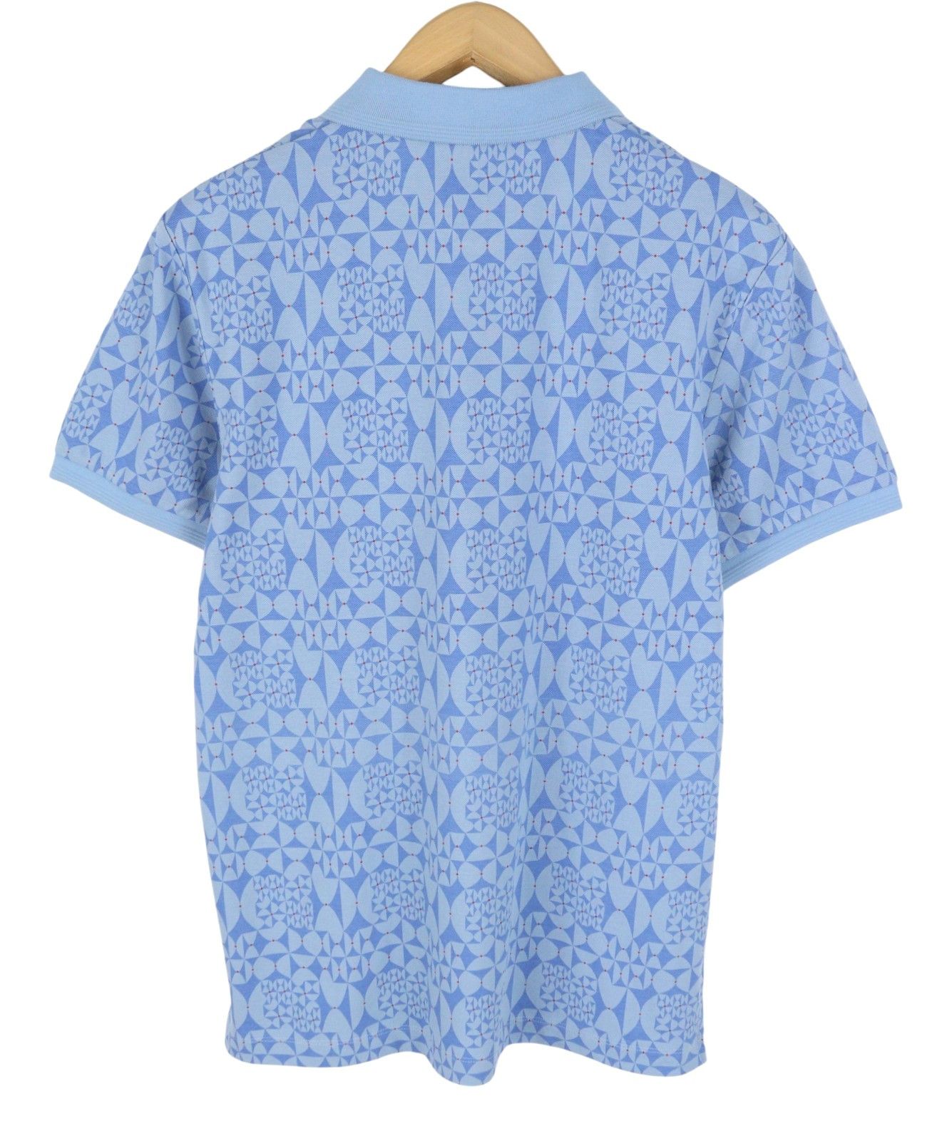 Scotch & Soda M Diamond Blue Aop Cotton Short Sleeve Polos 91045 Size US M / EU 48-50 / 2 - 4 Thumbnail