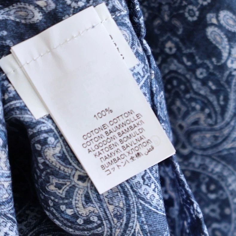 Brunello Cucinelli Brunello Cucinelli Cuban Collar Print Shirt Size US M / EU 48-50 / 2 - 1 Thumbnail