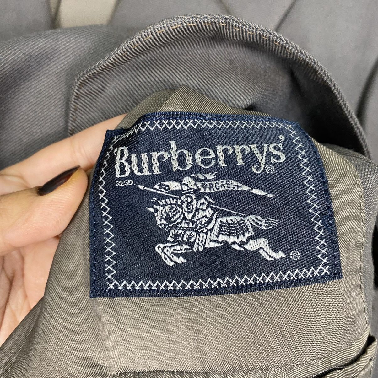 Burberry BURBERRYS BUTTON COAT BLAZER Size US M / EU 48-50 / 2 - 10 Thumbnail