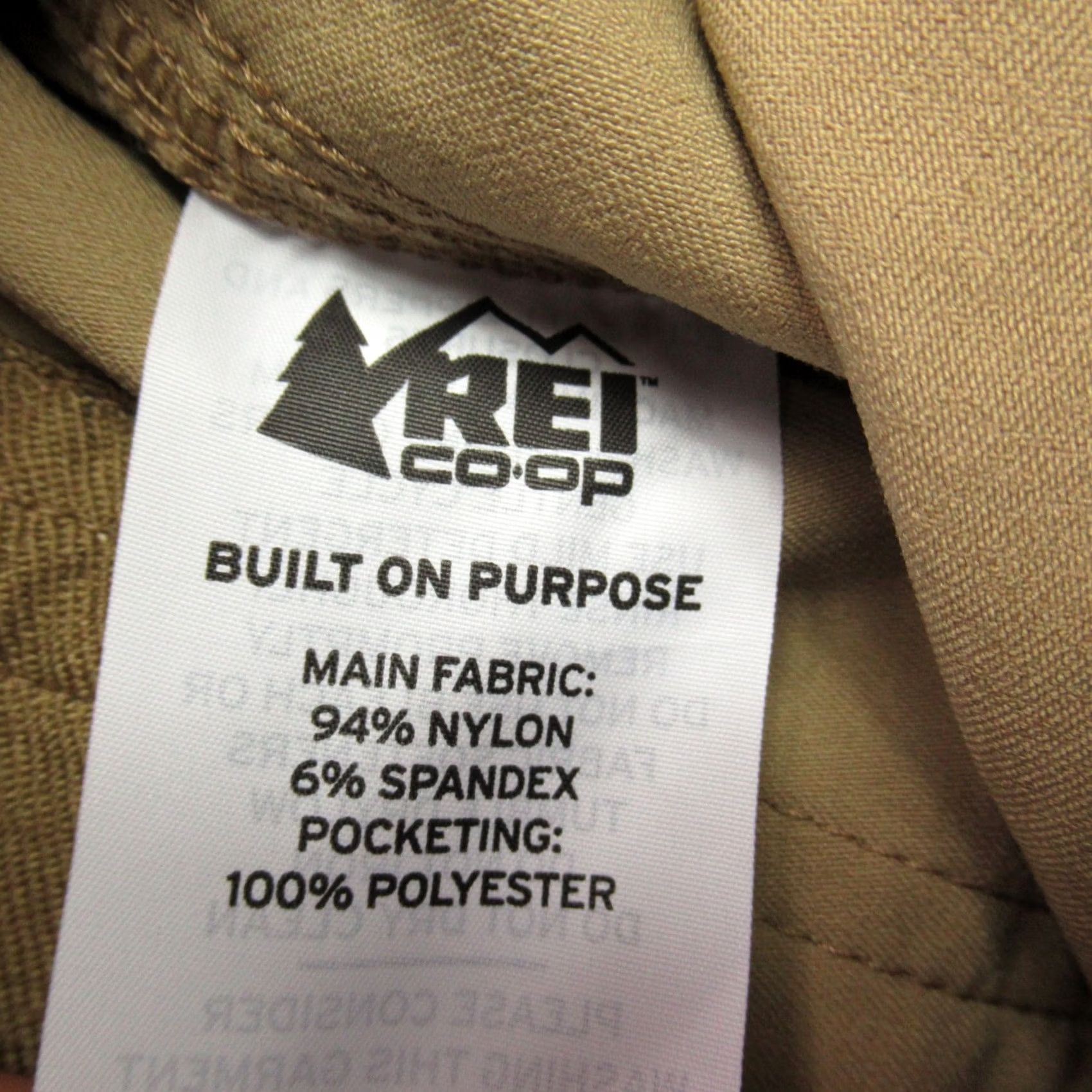 Vintage REI Pants Mens 34X32 Cargo Pockets Straight Leg Lightweight Beige Regular Fit Pants Size US 34 / EU 50 - 5 Thumbnail