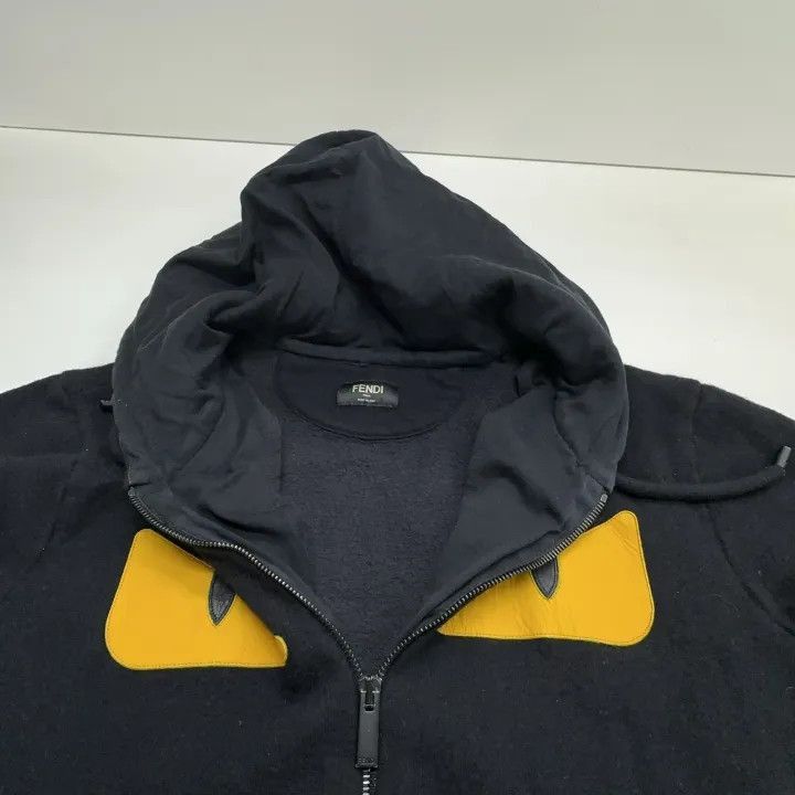 Fendi Monster Eyes Zip-Up Hoodie -2507