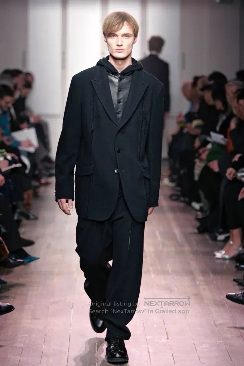 Yohji Yamamoto Yohji Yamamoto size 2 05aw torn patchwork leather trousers Size US 28 / EU 44 - 3 Thumbnail