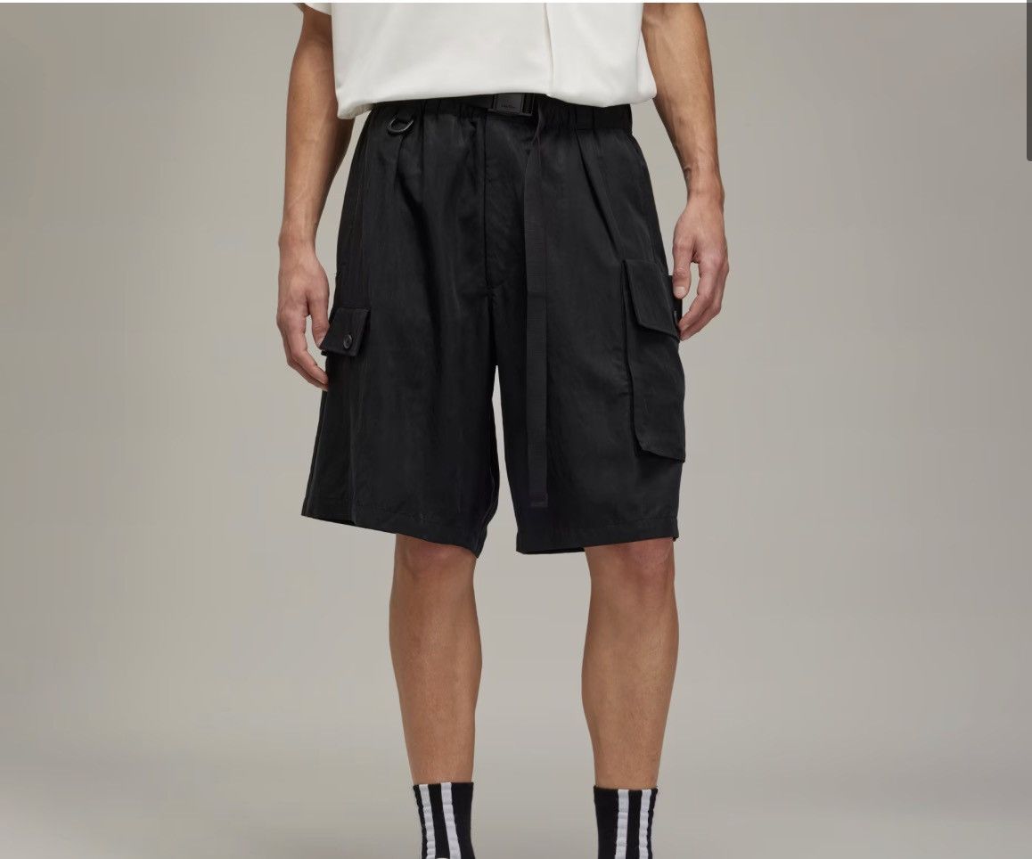 Y-3 Y-3 WASHED TWILL SHORTS (M Size) Size US 34 / EU 50 - 2 Thumbnail