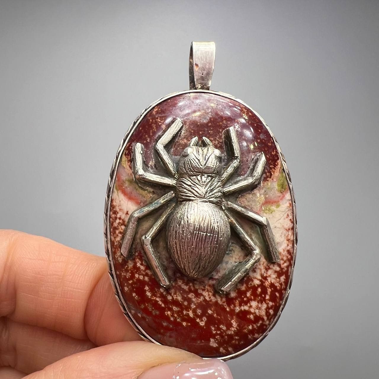Vintage Vintage Sterling Silver 925 Spider Pendant Hallmarked 26.5g Size ONE SIZE - 1 Thumbnail