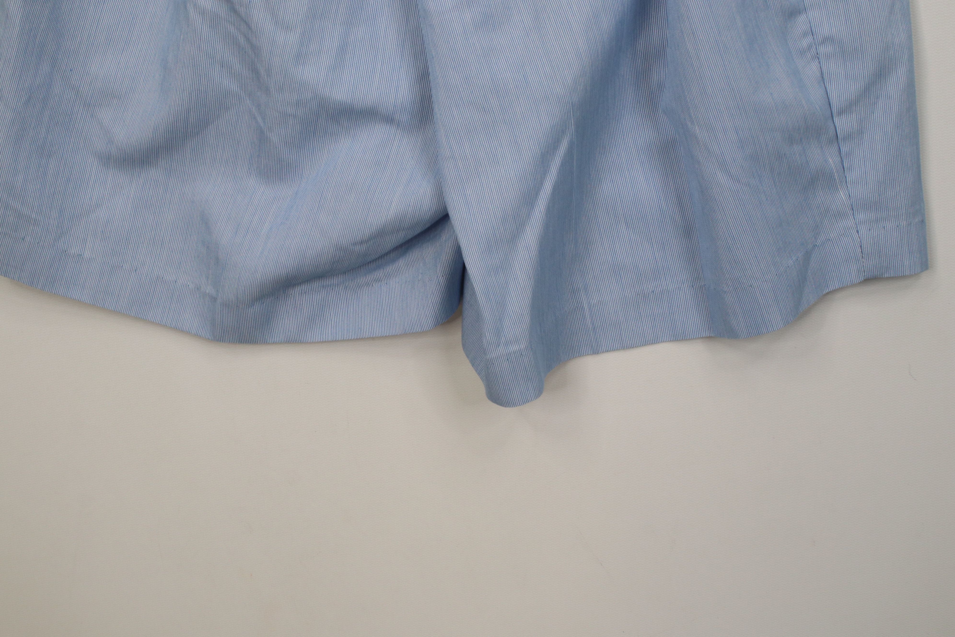 Vintage Vintage 70s Streetwear Above Chino Shorts Blue USA Elastic Size US 32 / EU 48 - 11 Thumbnail