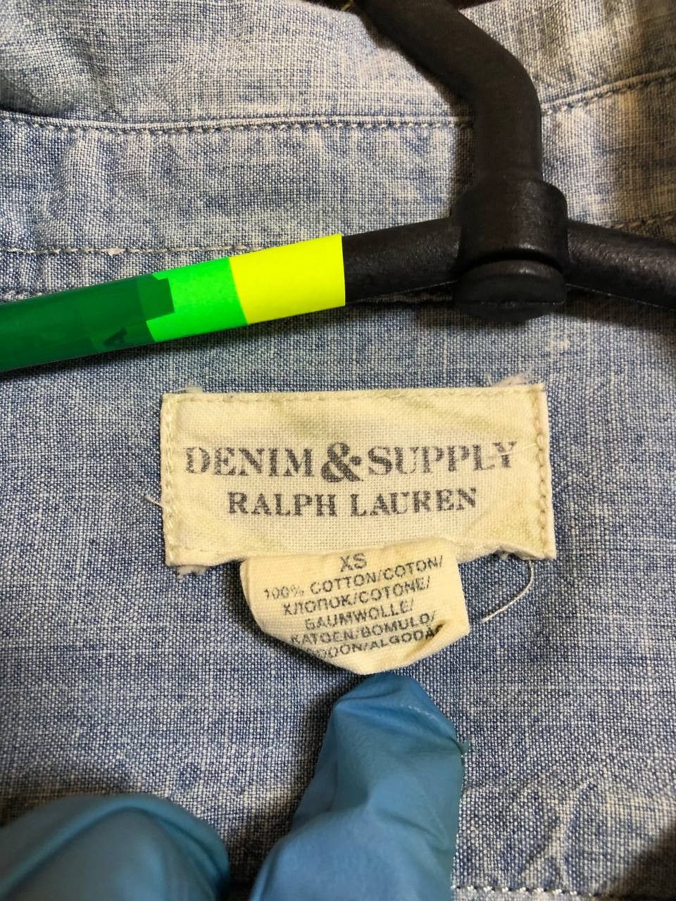Denim & Supply Ralph Lauren Denim Supply Ralph Lauren Shirt Bandana Back Chambray Size US XS / EU 42 / 0 - 3 Thumbnail