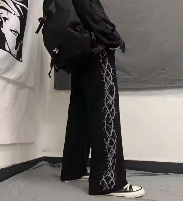 Japanese Brand Kikuchi x Matsu Side Print Sweatpant Size US 32 / EU 48 - 5 Thumbnail