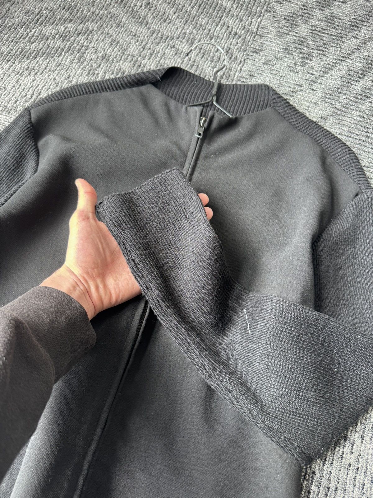 Yohji Yamamoto Yohji Yamamoto vintage womans jacket wool back Size L / US 10 / IT 46 - 9 Thumbnail