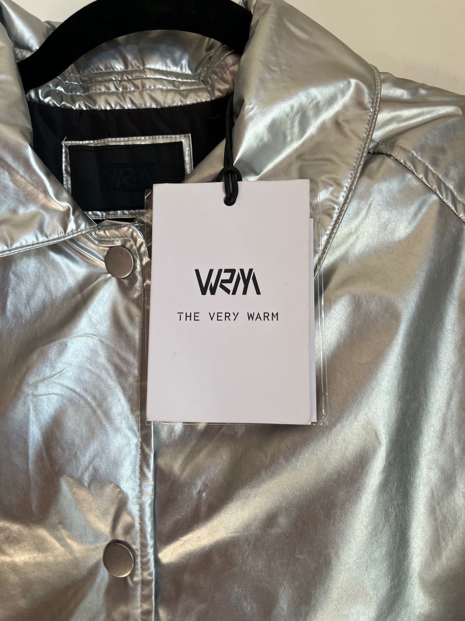 The Very Warm NWT The Very Warm Silver Coat W Morgan Jesse Lappin Lining L Size US L / EU 52-54 / 3 - 10 Thumbnail
