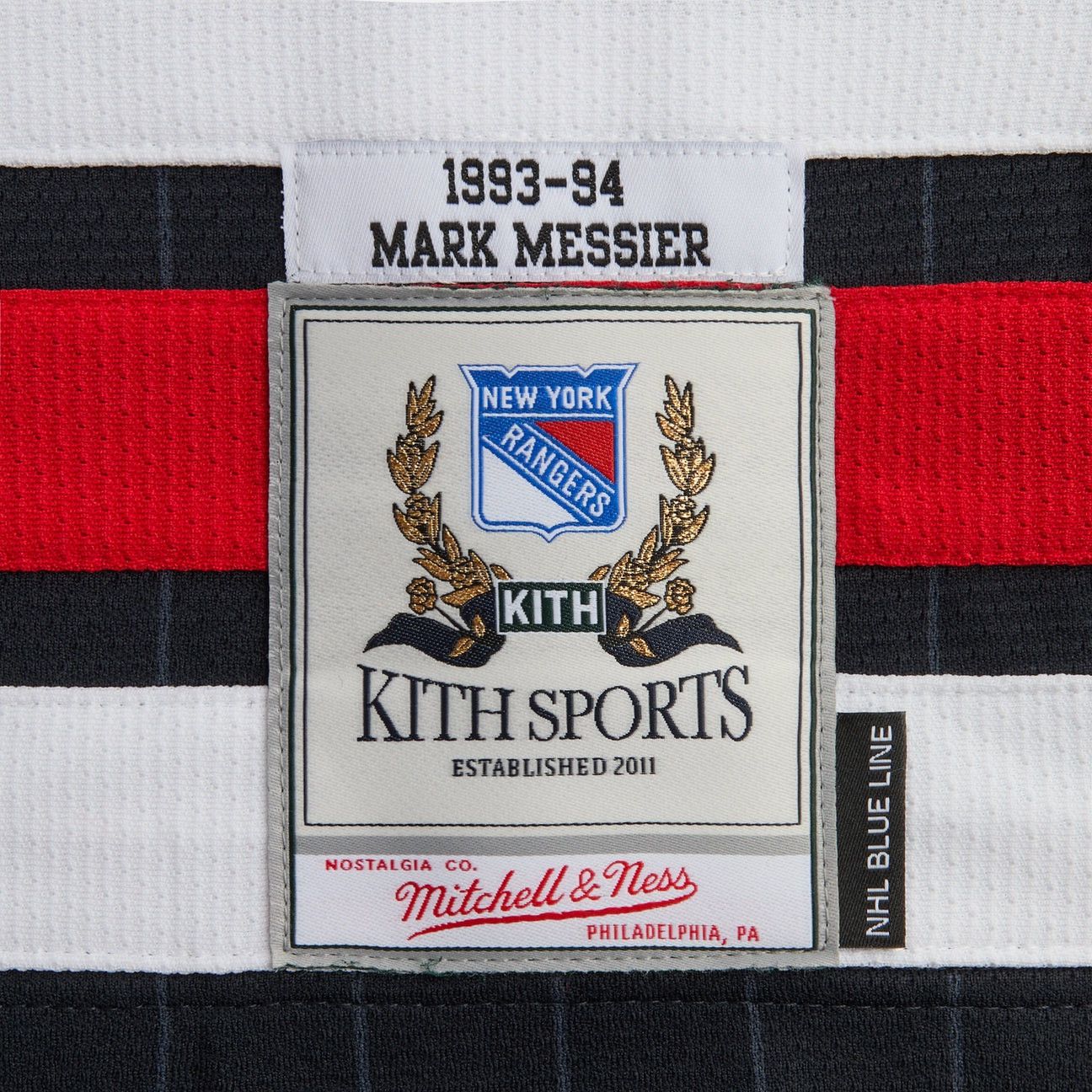 Kith × Mitchell & Ness × NHL Kith and Mitchell & Ness NY Rangers Mark Messier Jersey Navy Size US XXL / EU 58 / 5 - 6 Thumbnail