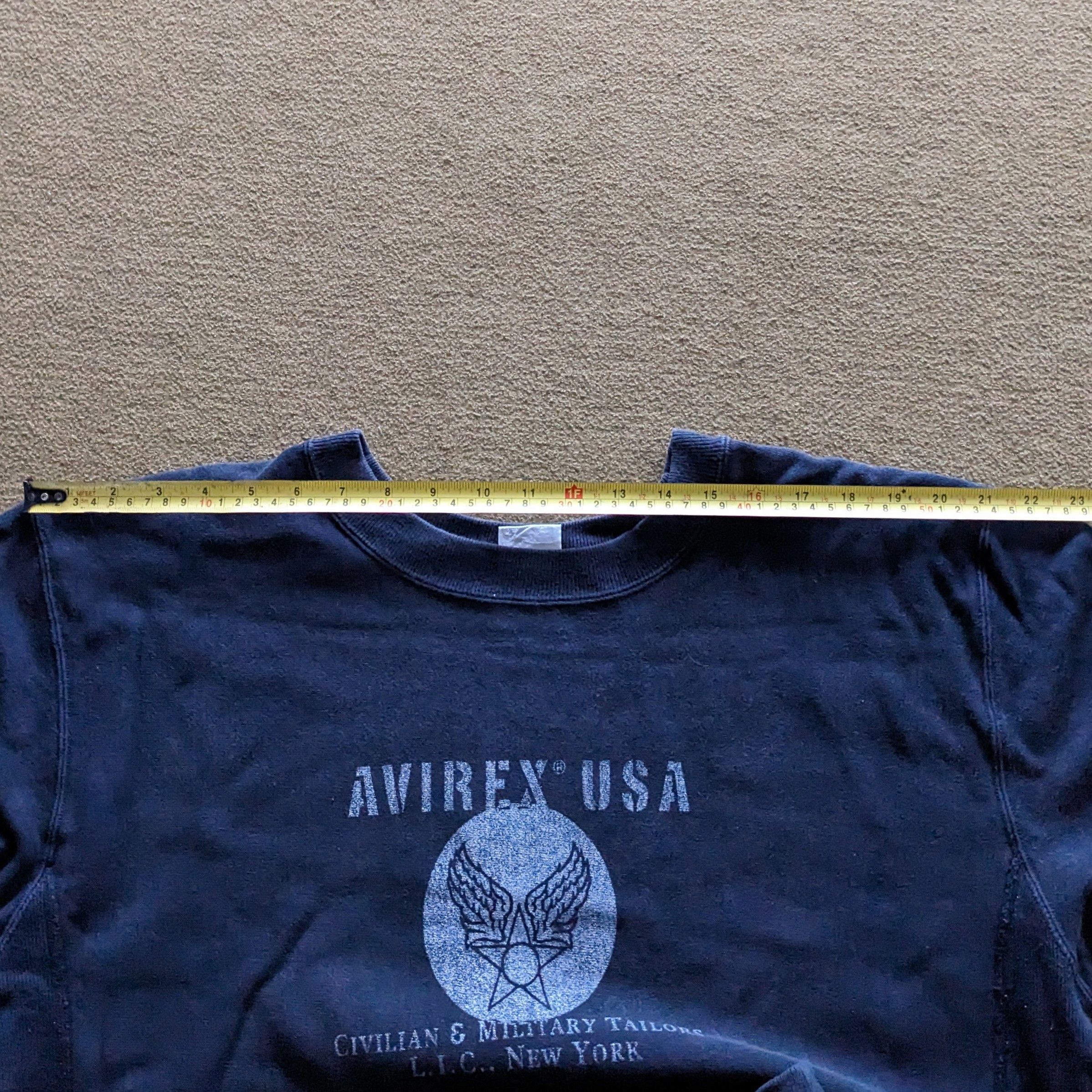 Vintage Vintage AVIREX USA Military Style Sweatshirt Size US L / EU 52-54 / 3 - 5 Thumbnail