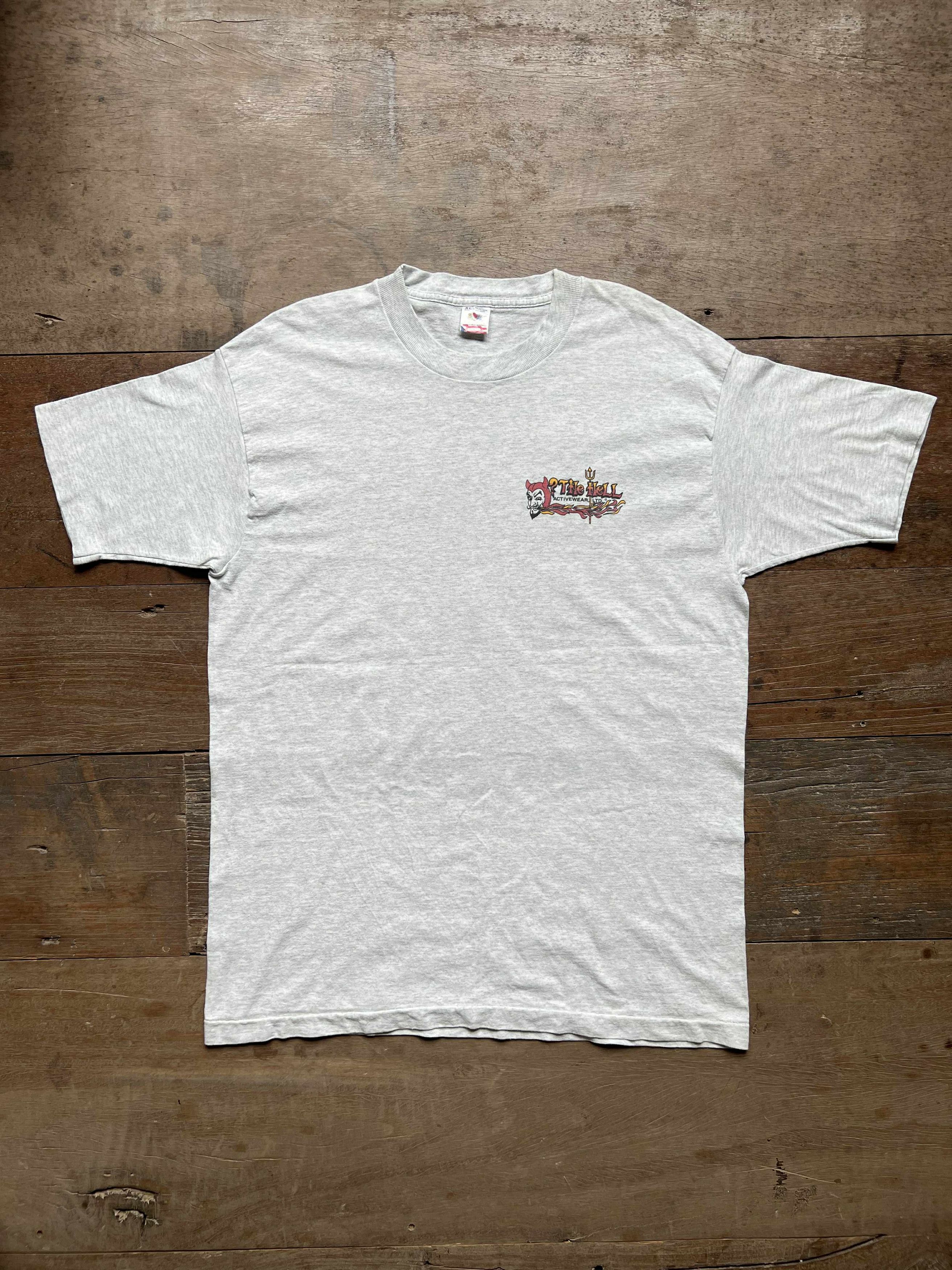 Vintage 1992 Hell Cayman Islands T "I Went Thru Hell For This Shirt" Size US XL / EU 56 / 4 - 6 Thumbnail