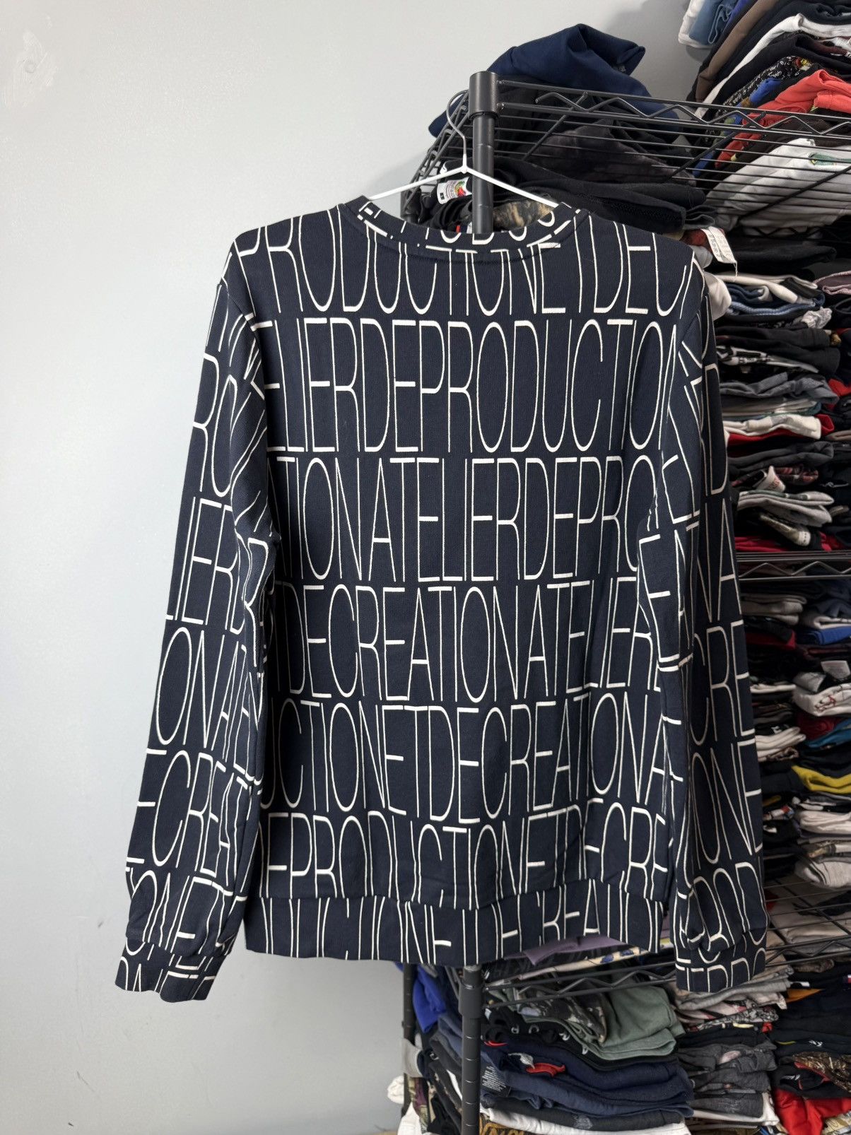 A.P.C. Rare! A.P.C. Paris Full Print Sweatshirt Luxury Size US M / EU 48-50 / 2 - 7 Thumbnail