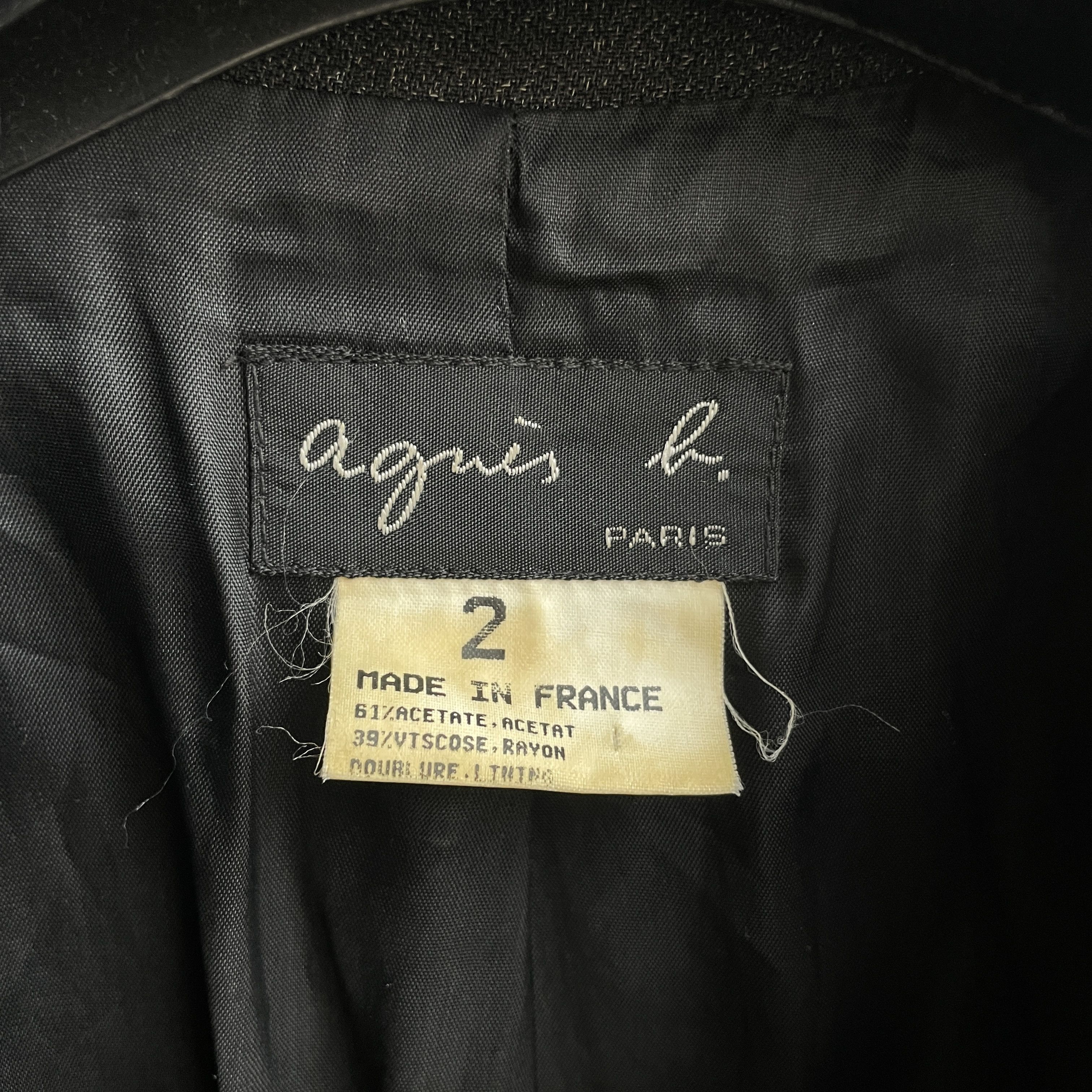 agnes b. Agnes B. Paris Vintage Womens Light Coat Size 2 Size M / US 6-8 / IT 42-44 - 14 Thumbnail