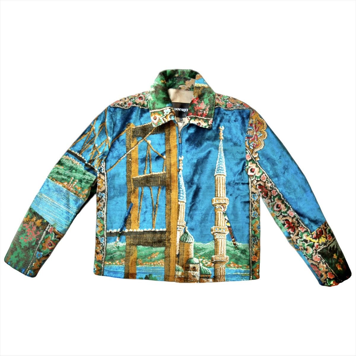 DOM’NIQUE “Bosporous Bloom” Turkish Textile Work Jacket: