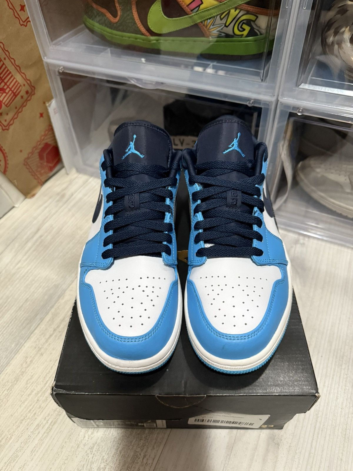 Jordan Brand Air Jordan 1 Low UNC 2021 Size US 9 / EU 42 - 4 Thumbnail