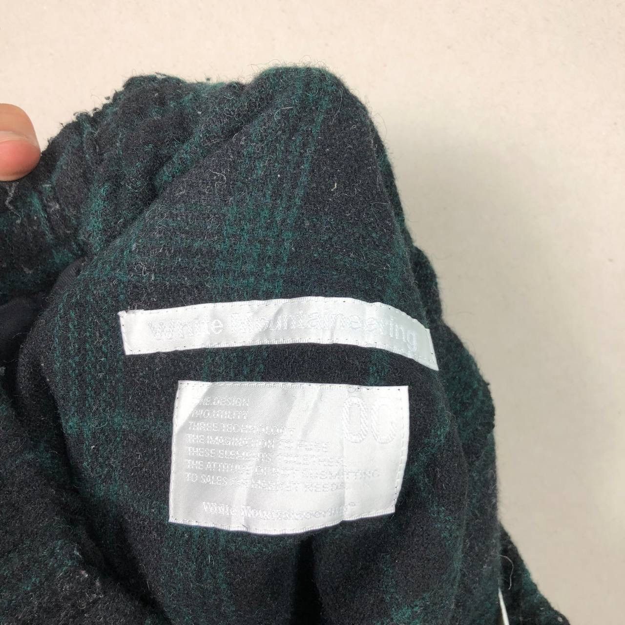 White Mountaineering White Mountaineering Wool Check Tartan Trousers Pants Size US 30 / EU 46 - 7 Thumbnail