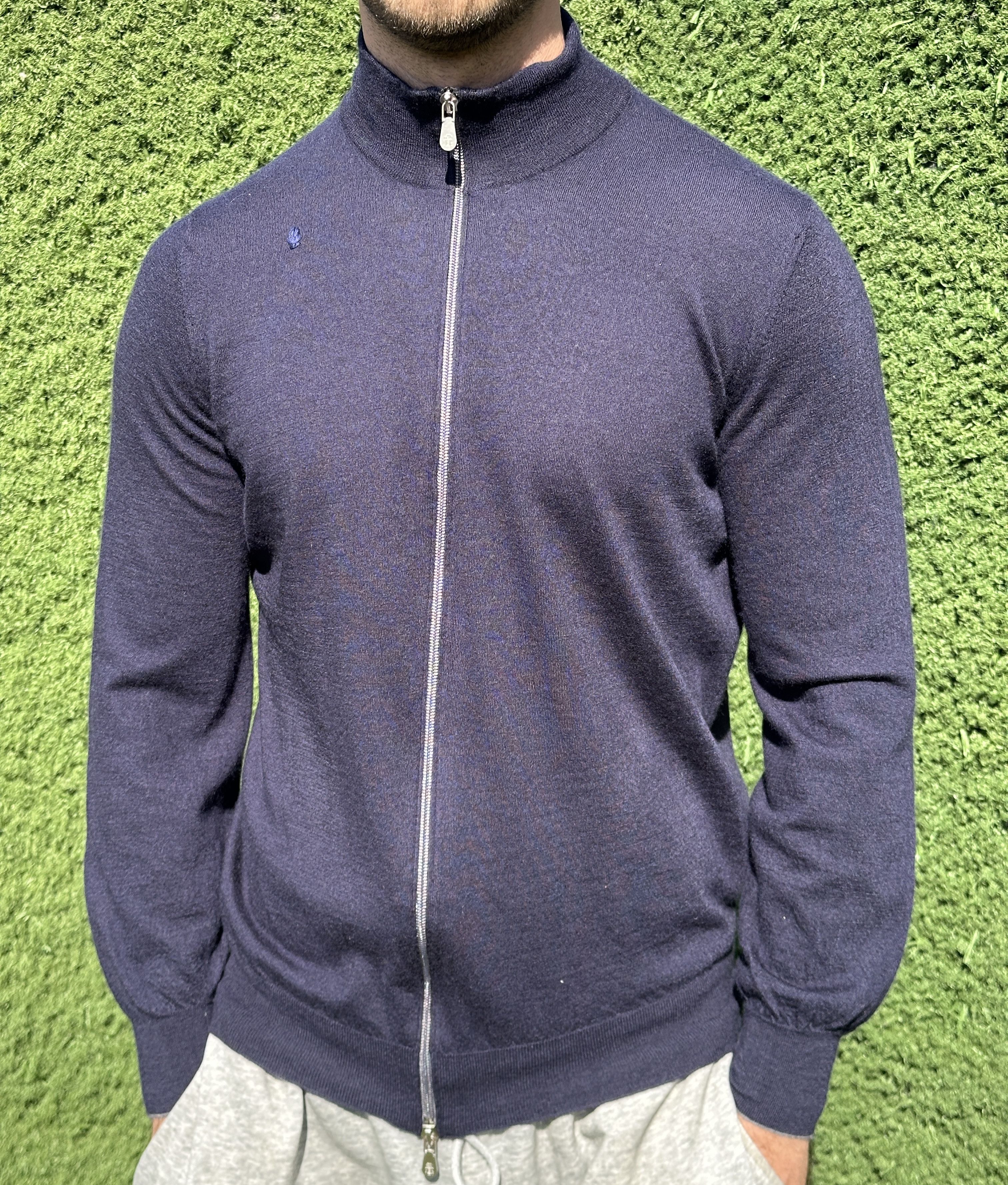 Brunello Cucinelli 1450$ Cashmere Brunello Cucinelli Full Zip Slim Size Xs S Size US XS / EU 42 / 0 - 6 Thumbnail