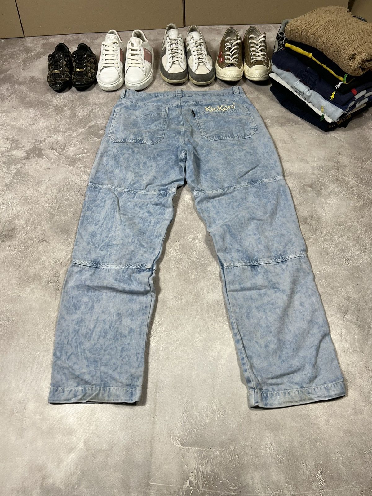 Kickers Vintage Kickers Baggy Y2k Jeans Size US 34 / EU 50 - 2 Thumbnail