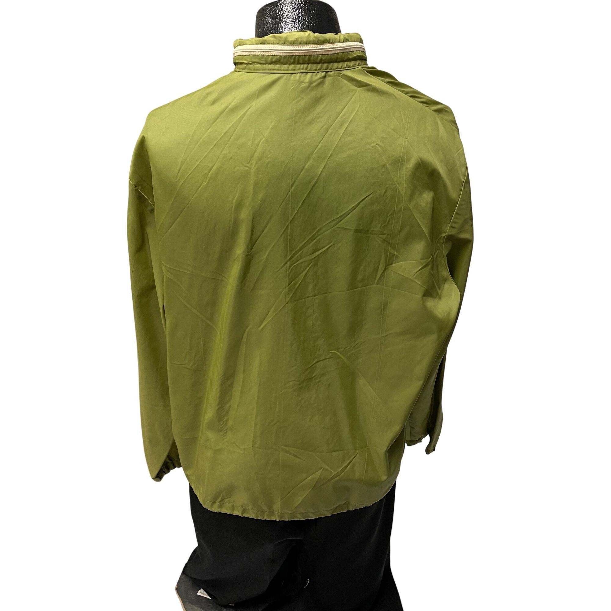 Other Vtg Nortex GREEN Windbreaker HOODED Racing Stripe Jacket Size US L / EU 52-54 / 3 - 4 Thumbnail