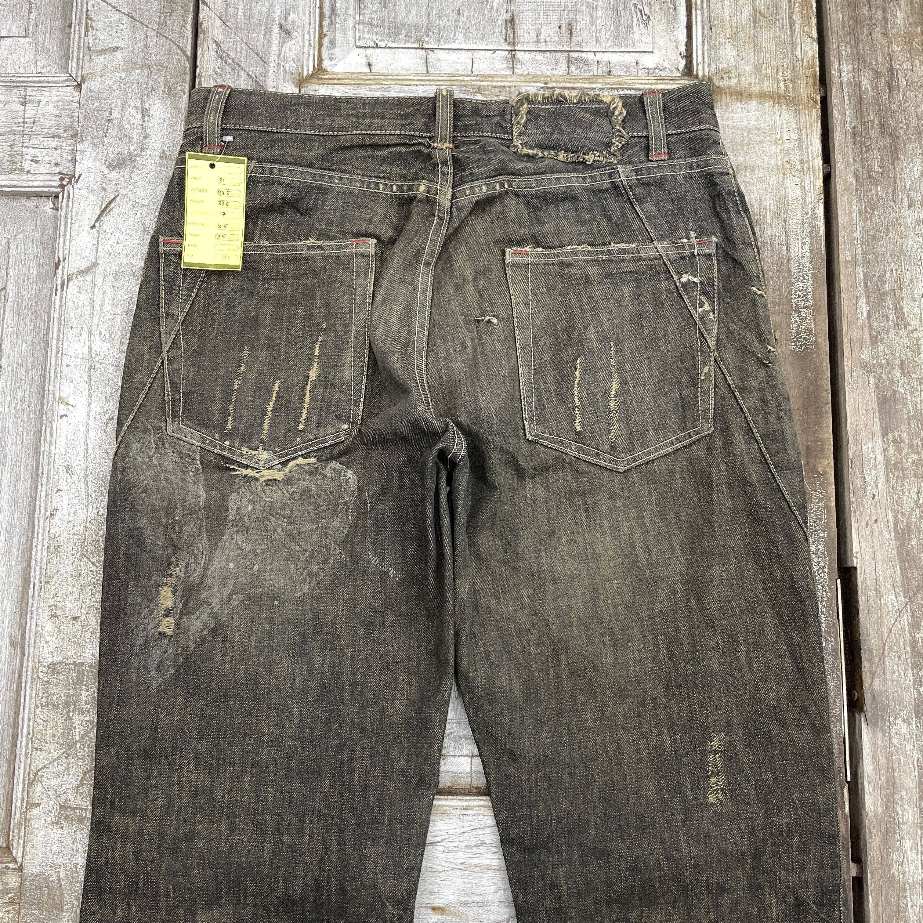 Japanese Brand × Vintage Vintage Nouveau Brillant Homme Distressed Jeans-WC311 Size US 31 - 3 Thumbnail