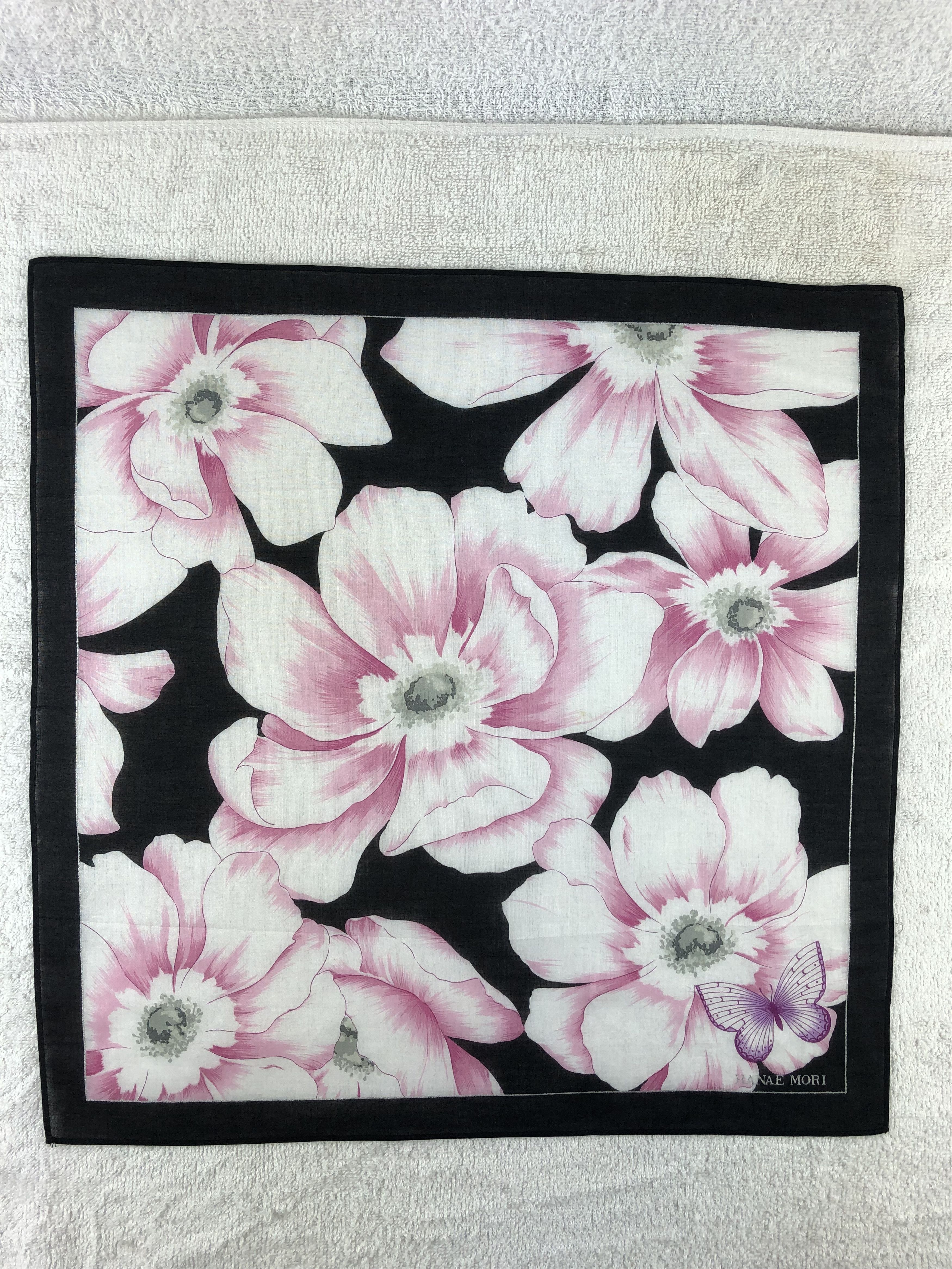 Hanae Mori × Japanese Brand × Vintage Hanae Mori Handkerchief / Bandana / Neckerchief Size ONE SIZE - 3 Thumbnail
