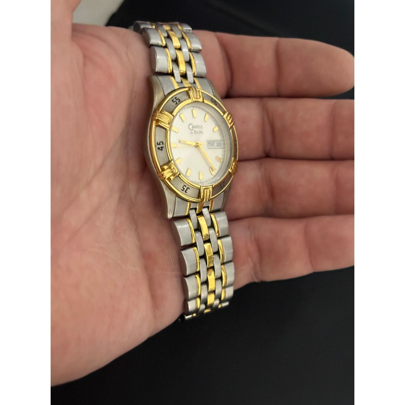 Caravelle by Bulova Vintage Caravelle By Bulova T8 2-Tone Men’s Watch. Size ONE SIZE - 5 Thumbnail