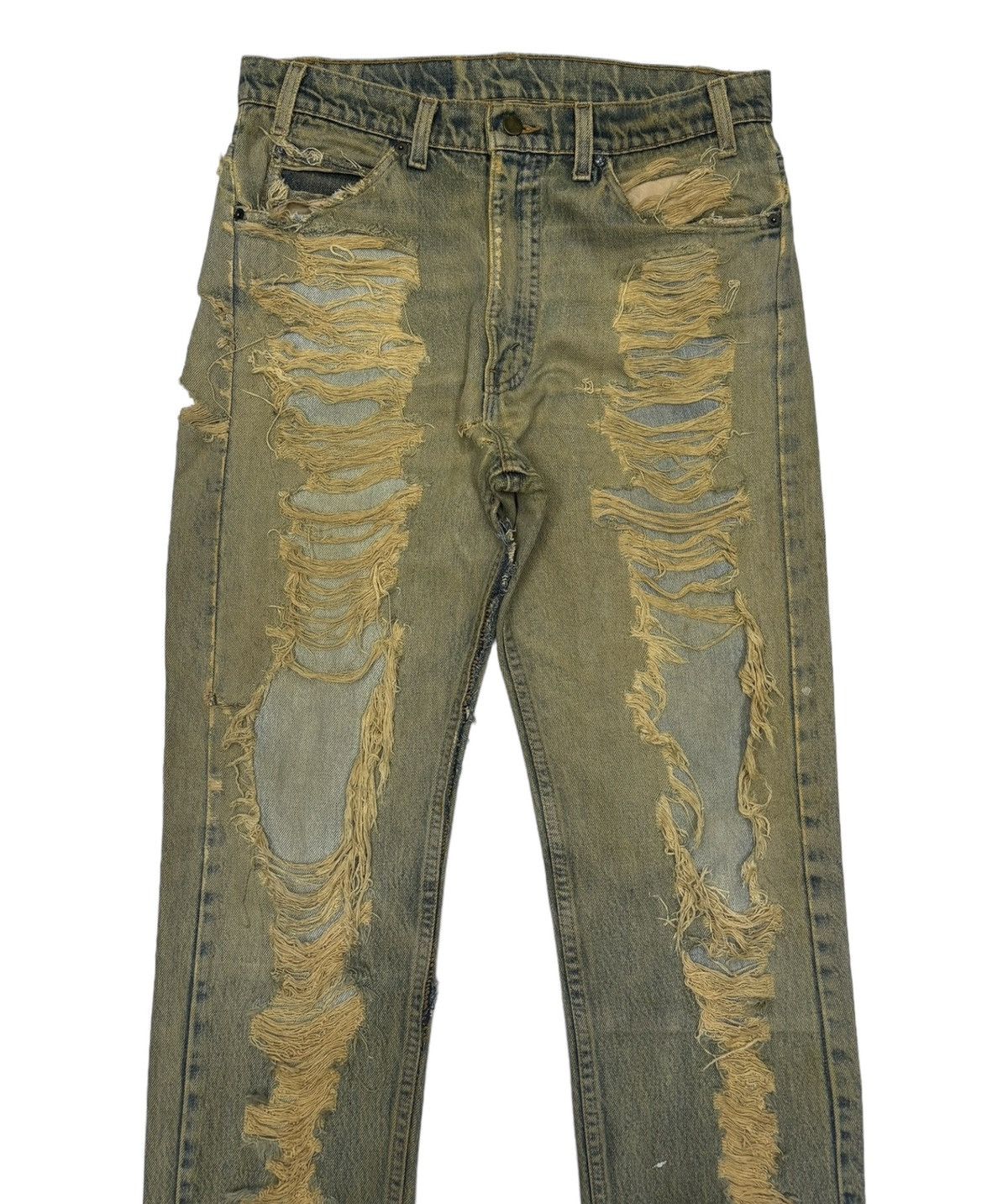 Hysteric Glamour Rare Japanese Skulls Distressed Denim Hysteric Glamour Style Size US 33 - 4 Thumbnail