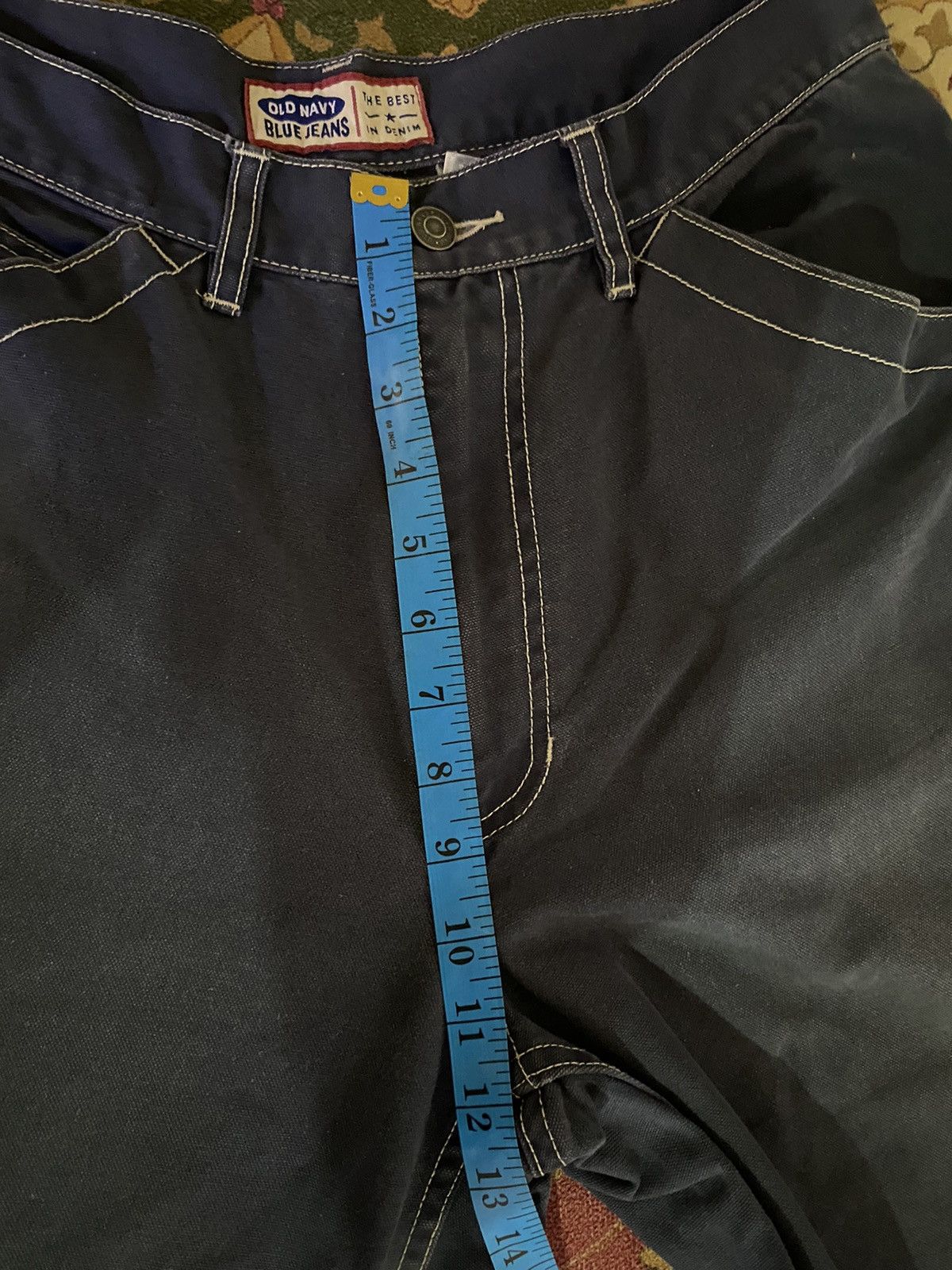 Old Navy × Vintage Vintage Old Navy Carpenter Baggy Blue Denim Size US 31 - 13 Thumbnail