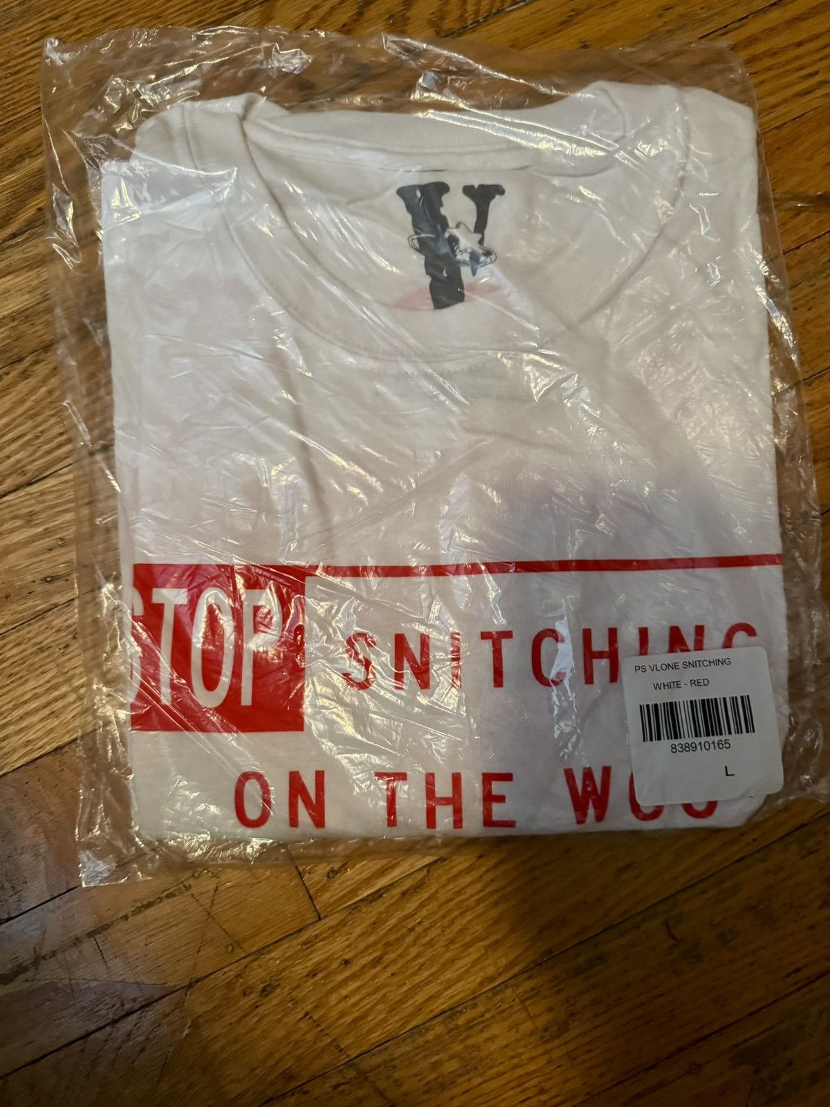 Vlone Pop Smoke x Vlone Stop Snitchin Tee Size US L / EU 52-54 / 3 - 3 Thumbnail