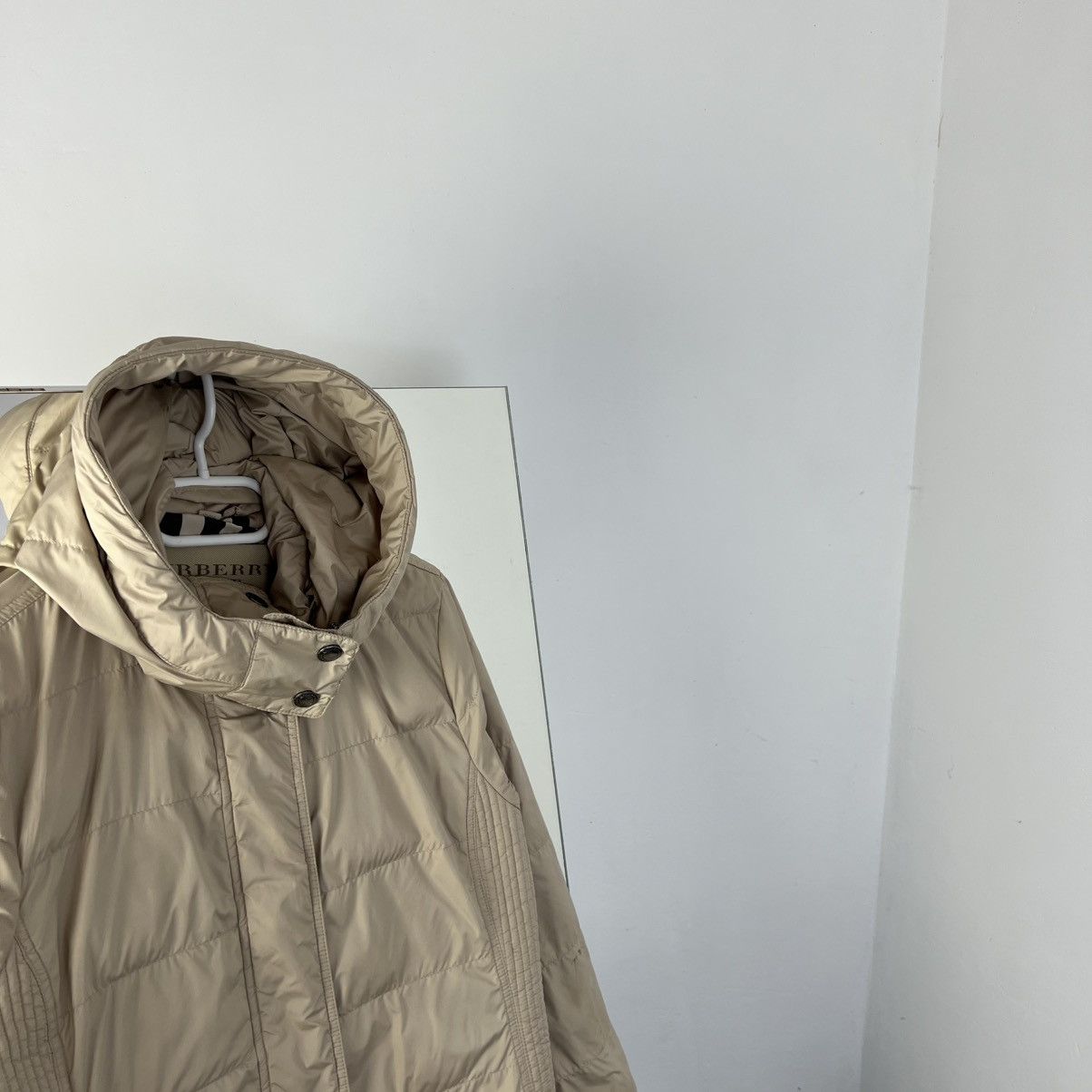 Burberry Luxury Burberry Brit Down Puffer Jacket Size L / US 10 / IT 46 - 2 Thumbnail