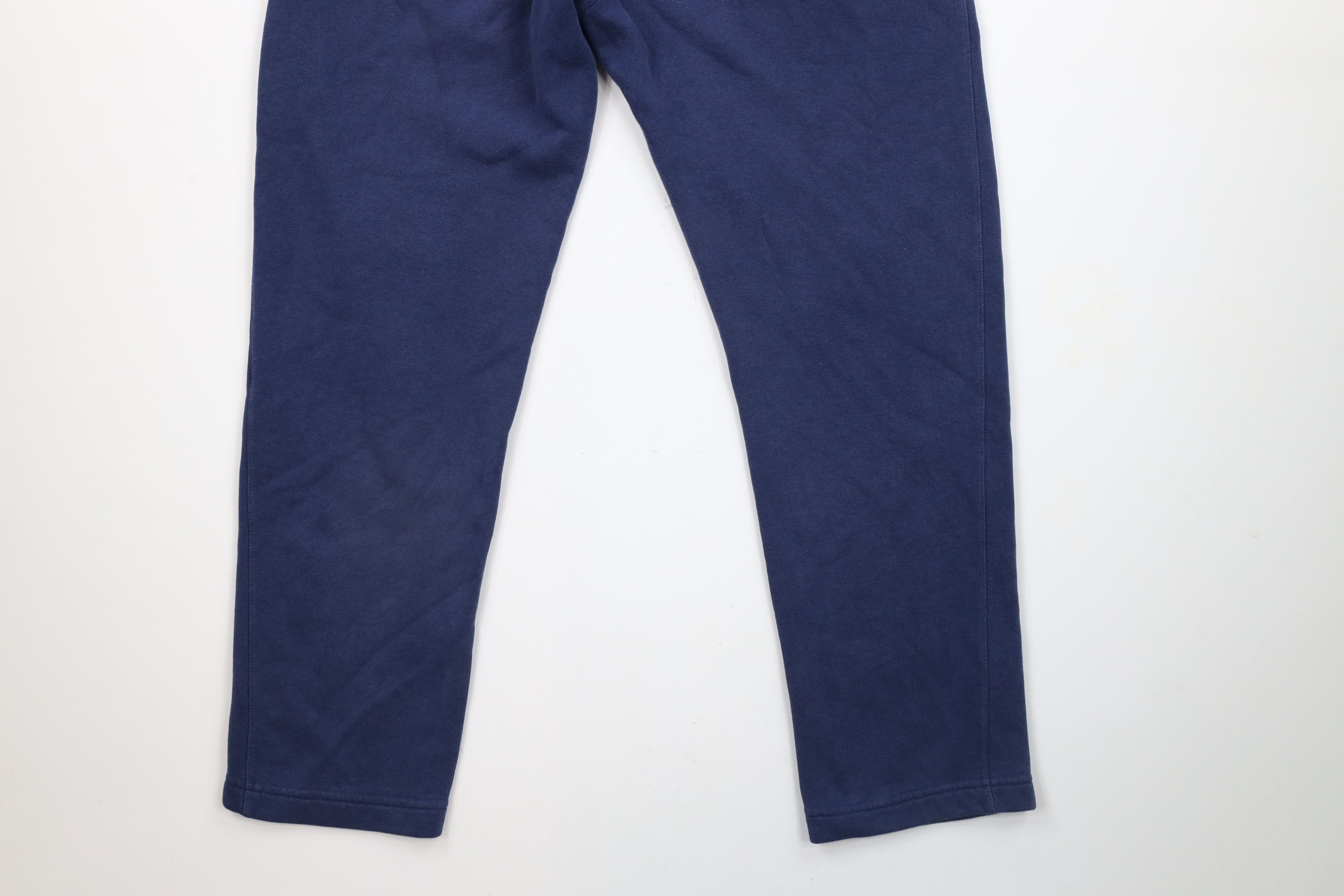 Nike × Vintage Vintage Nike Scott Mini Swoosh Wide Leg Sweatpants Blue Size US 34 / EU 50 - 12 Thumbnail
