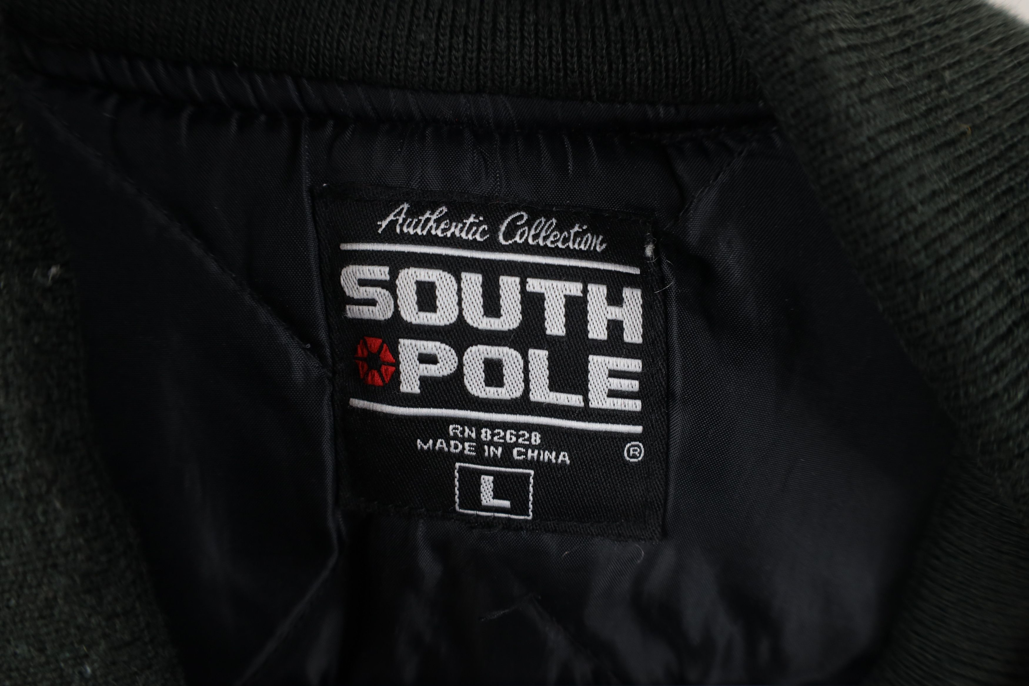 Southpole Vintage 90s Y2K Southpole Military Flight Bomber Jacket Size US L / EU 52-54 / 3 - 9 Thumbnail