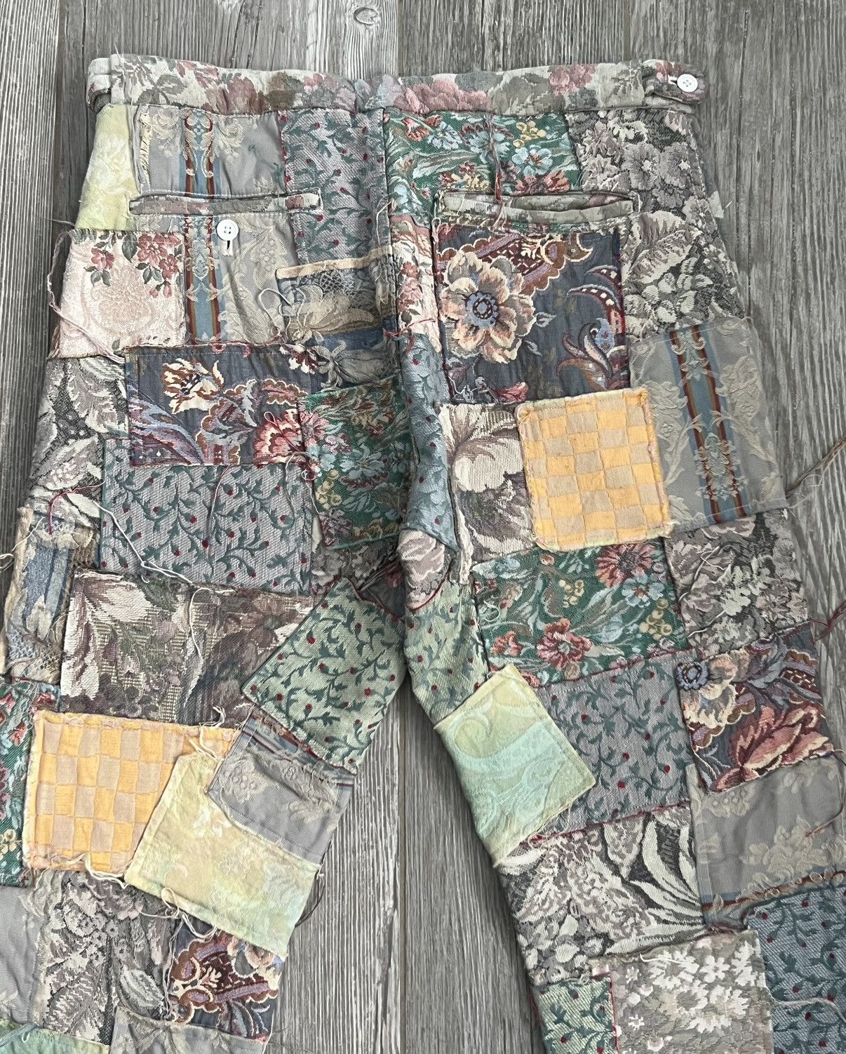 Comme des Garcons × Comme des Garcons Homme × Comme des Garcons Homme Plus 1999 Comme Des Garçons Homme Plus Gobelin Patchwork Pants Size US 32 / EU 48 - 8 Thumbnail