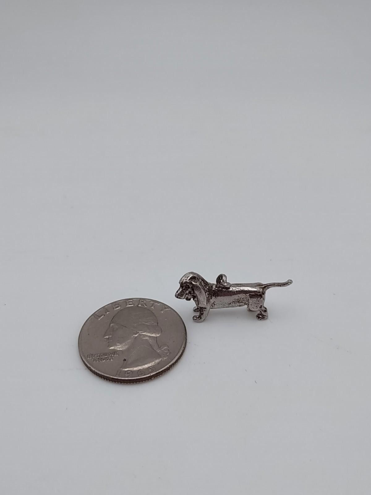 The Unbranded Brand Sterling Silver Basset Hound Dog Charm Pendant 925 Vtg Size ONE SIZE - 4 Thumbnail