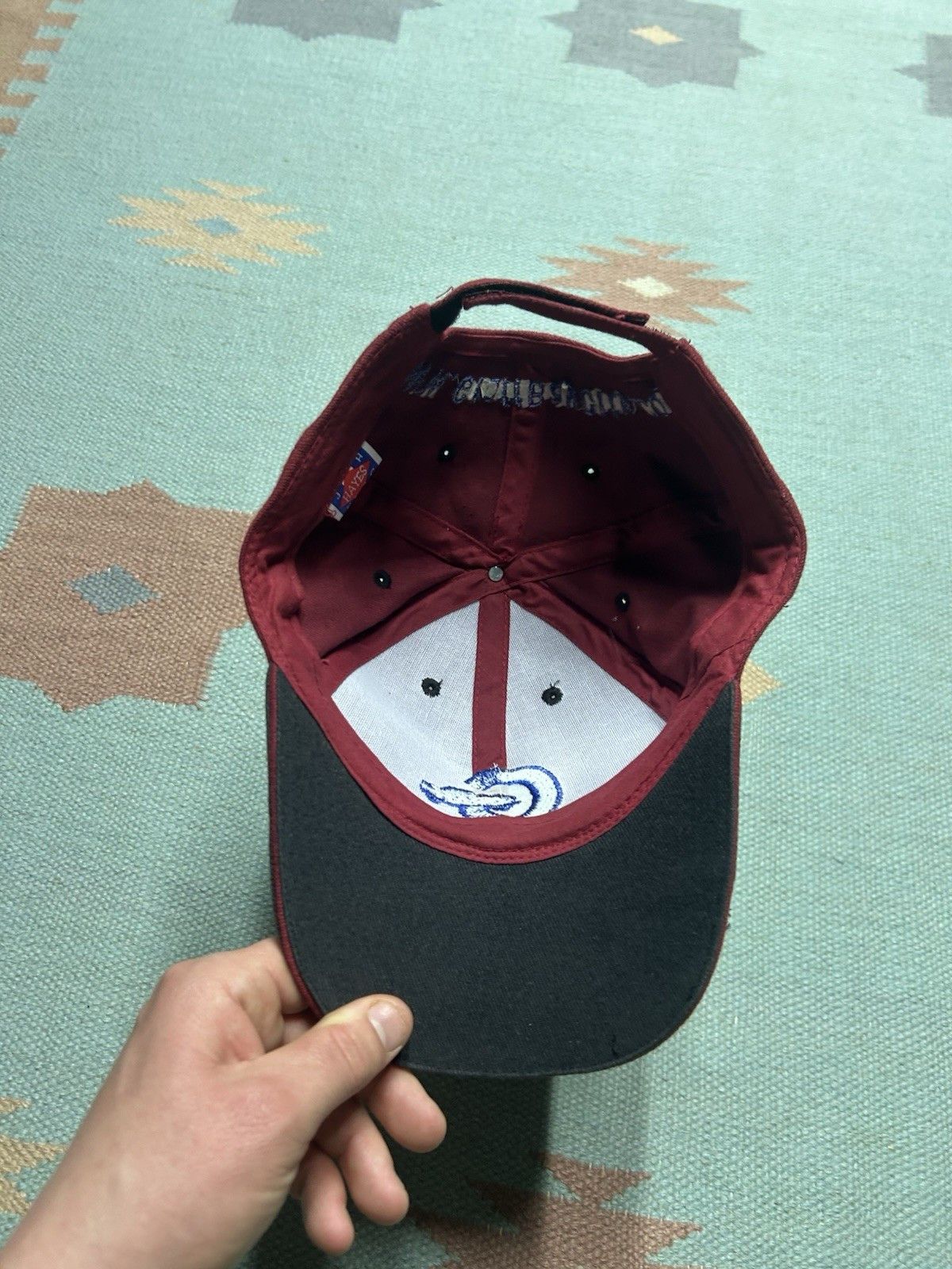 Vintage Vtg strap hat Chevy Graff car dealership bay city Michigan Size ONE SIZE - 7 Thumbnail