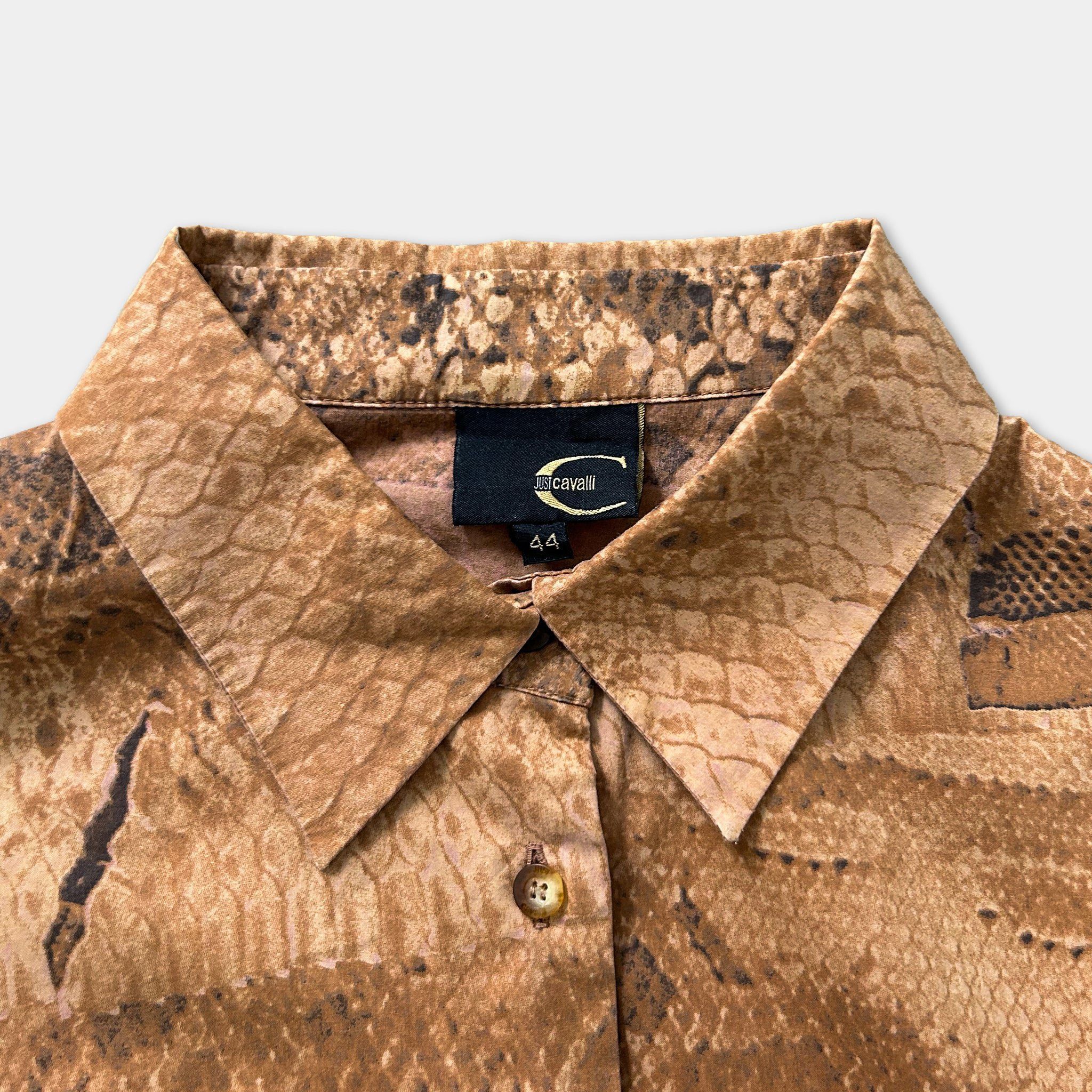 Just Cavalli Just Cavalli Snakeskin Print Shirt Size US S / EU 44-46 / 1 - 3 Thumbnail