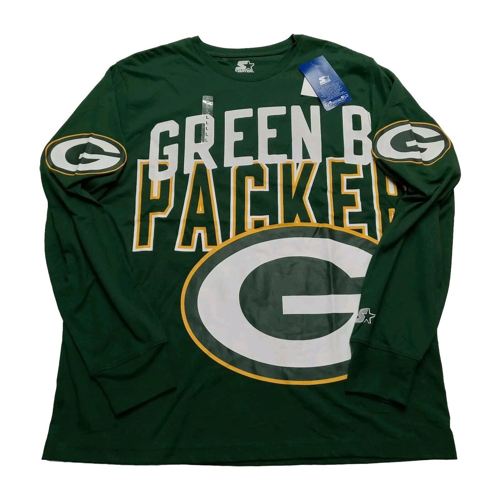 Starter STARTER Green Bay Packers Graphic T-Shirt Men's L Green Tee Size US L / EU 52-54 / 3 - 1 Thumbnail