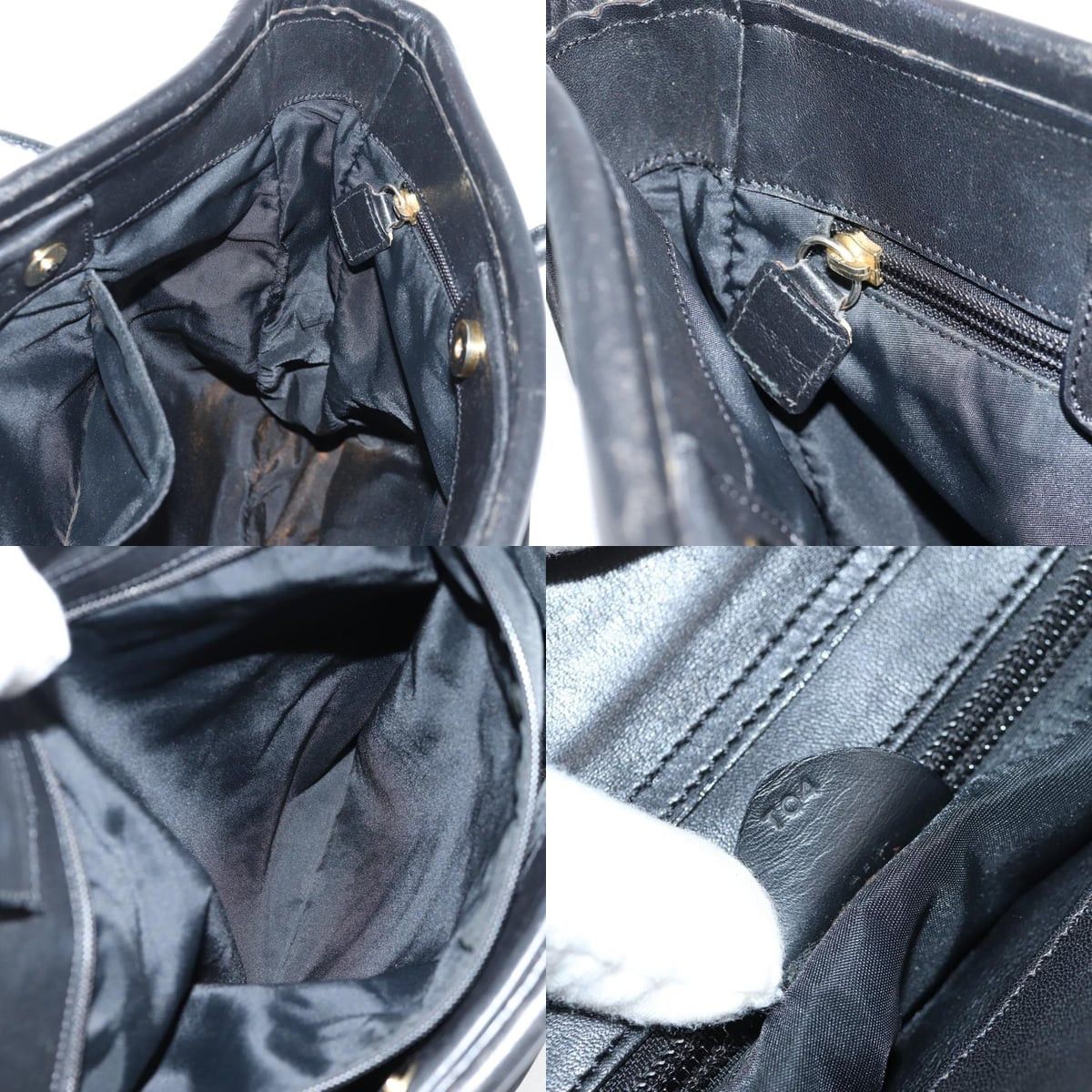 Celine CELINE Tote Bag Nylon Black Gold Size ONE SIZE - 12 Thumbnail