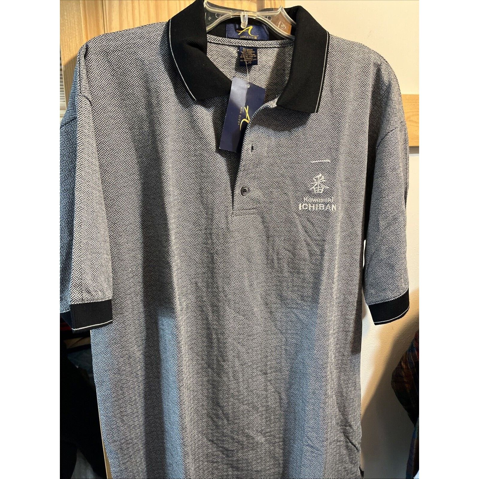 Other Ash City Kawasaki Ichiban Polo Shirt Men’s L Gray Golf NWT Size US L / EU 52-54 / 3 - 2 Thumbnail