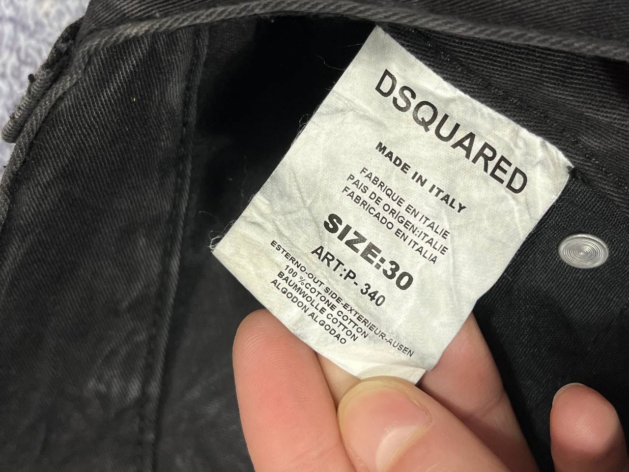 Dsquared2 Dsquared2 Paint Denim Jeans Pants y2k goth rave japan spider Size US 30 / EU 46 - 13 Thumbnail