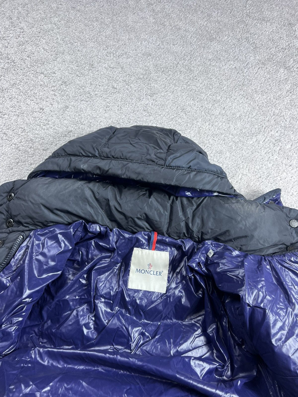 Moncler Moncler Jura Blue Down Parka Size 3 Size L / US 10 / IT 46 - 14 Thumbnail