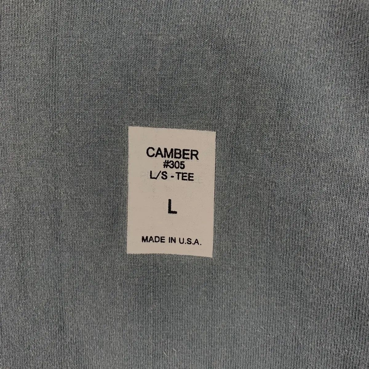 Camber Vintage 90’ CAMBER USA Natural Sun Faded Tee Shirt Size US L / EU 52-54 / 3 - 3 Thumbnail