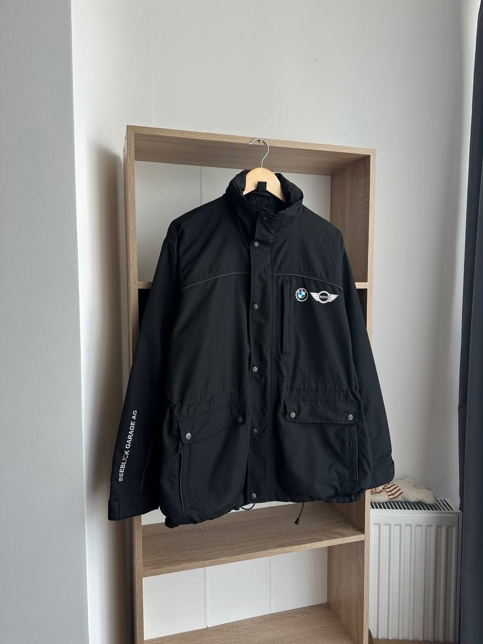 BMW × Vintage Vintage BMW MINI Cooper Black Big Logo Jacket Size US L / EU 52-54 / 3 - 2 Thumbnail
