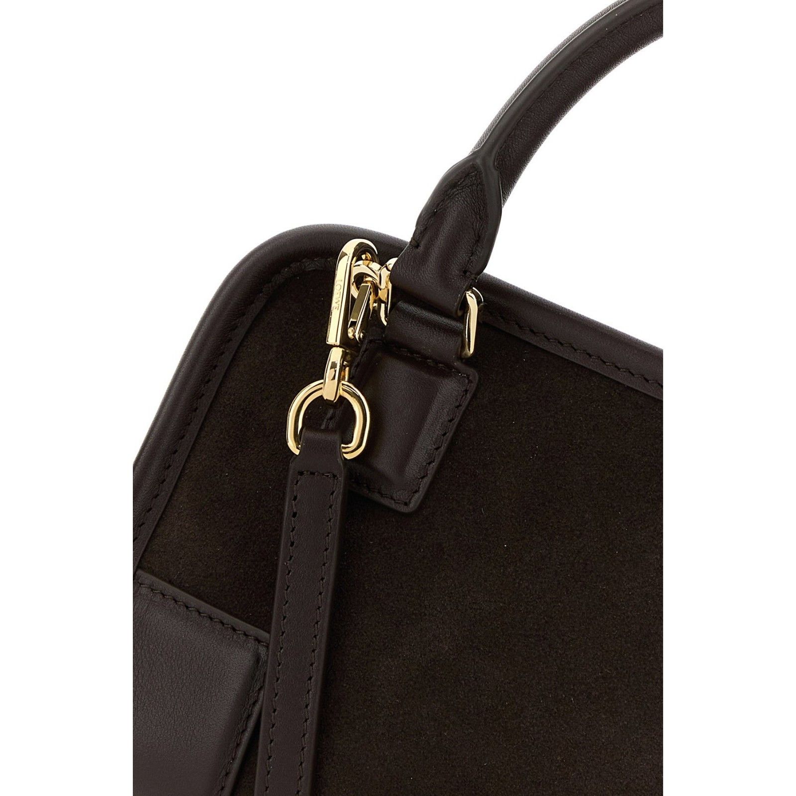 Loewe LOEWE Amazona Mini Dark Chestnut Top Handle Bag New & Authen Size ONE SIZE - 4 Thumbnail