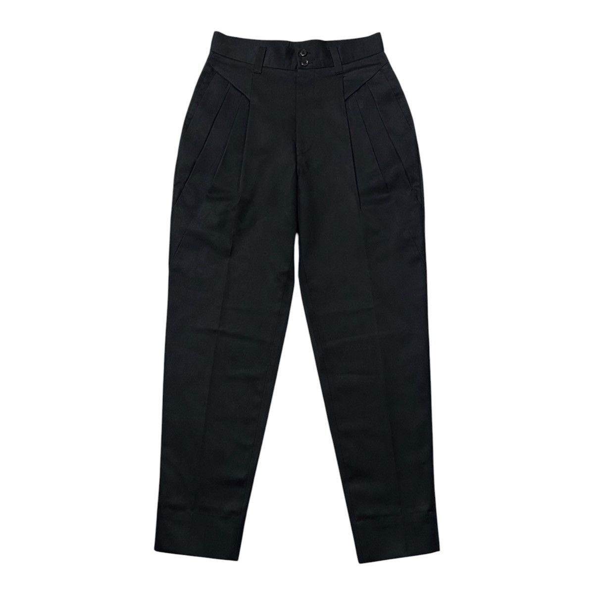 Issey Miyake IM Product Issey Miyake Pleated Black Trousers Size 28" / US 6 / IT 42 - 1 Thumbnail