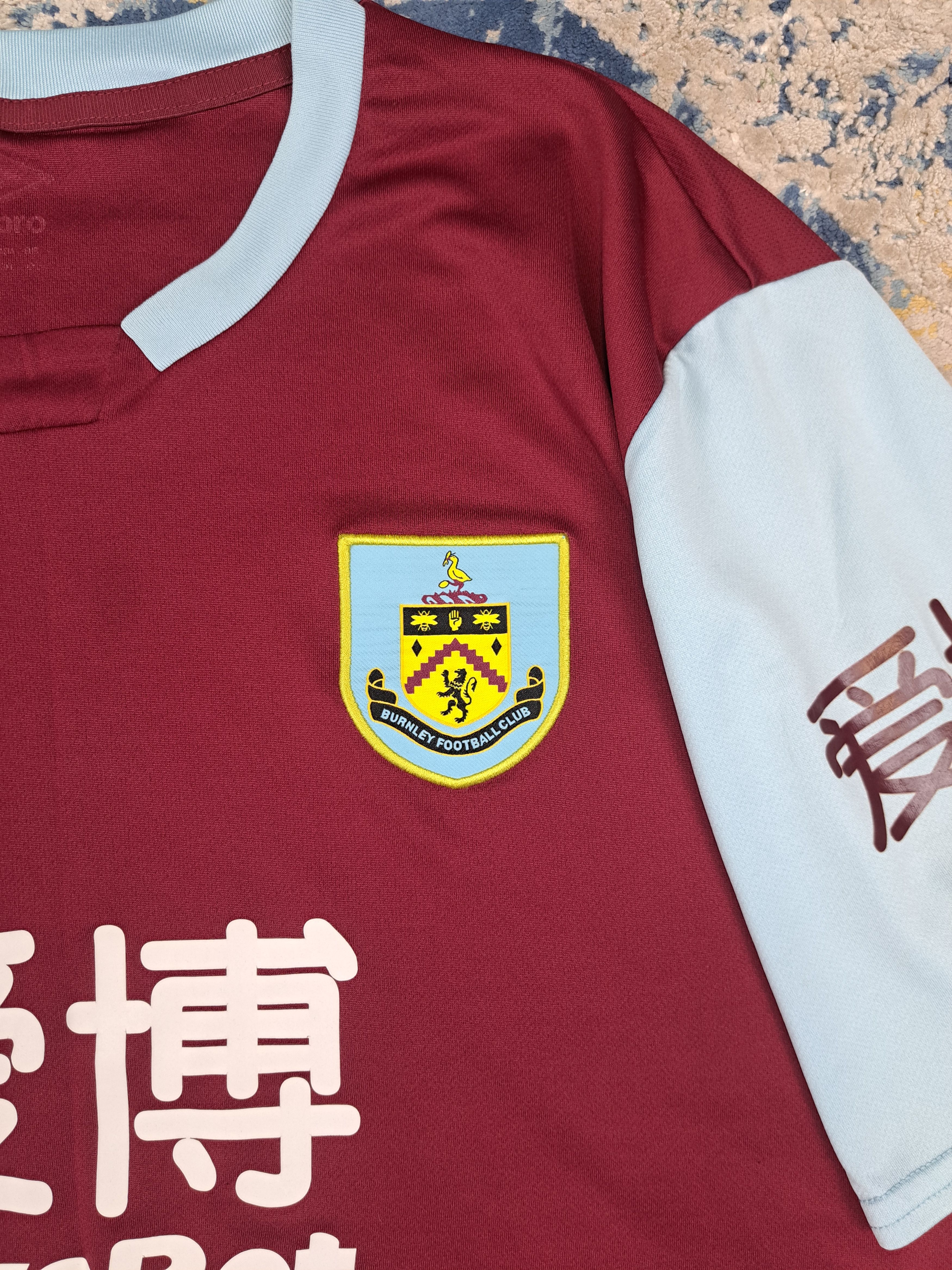 Umbro Burnley 2020 Home Kit Soccer Jersey Blokecore Size US XXL / EU 58 / 5 - 3 Thumbnail
